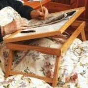 Adjustable Wooden Bed Tray *