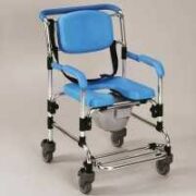 Wheeled Shower Commode Chair Ocean Attendant