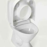 Etac Cloo Height adjustable Raised Toilet Seat With Arms